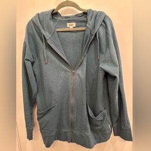 Pact Teal Organic Cotton Hoodie